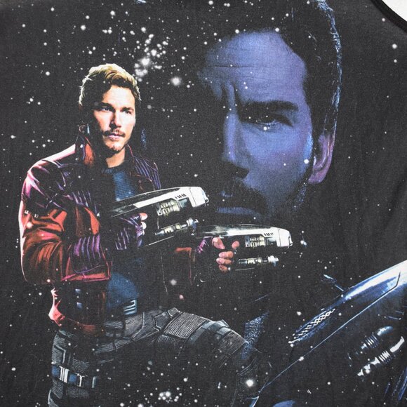 Marvel Guardians of the Galaxy Black Stretch Tank Top Peter Quill New Hot Topic - Picture 8 of 12